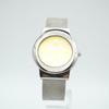 Used [New Battery] CASIO MTP-1112 Blue x Yellow Reflective Glass Ladies Working Item Quartz