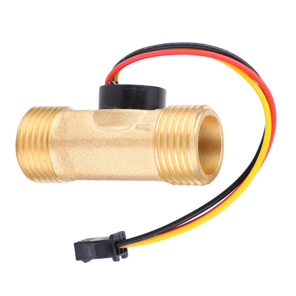 G12in Hall Effect Flow Rate Meter MalE Male Thread 1~30l Min Flow Sensor Gauge