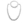 Elegant Shell Pearl Jewelry Set: Necklace, Bracelet & Earrings for Brides or Mom's Gift - Perfect Wedding Accessories