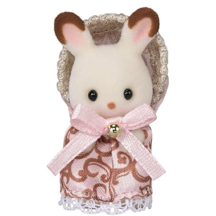 Panenka Sylvanian Families [Rodina čokoládových králíků - Výroční sada] C-74 Certifikace ST Pro věk 3+ Hračka Domeček pro panenky Sylvanian Families EPOCH