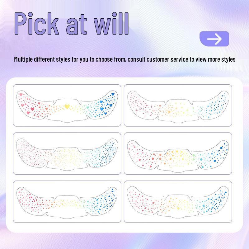 European & American Laser Freckle Stickers - Temporary Face Makeup Simulation Stickers
