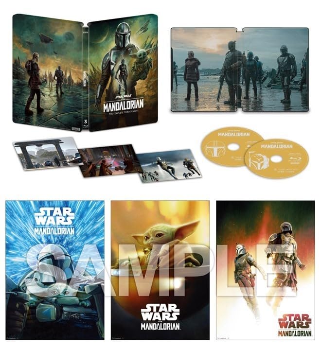 

The Mandalorian Season 3 Edition Steelbook Includes A4 Poster Set Blu-ray Collector s (Limited Edition) [Blu-ray]