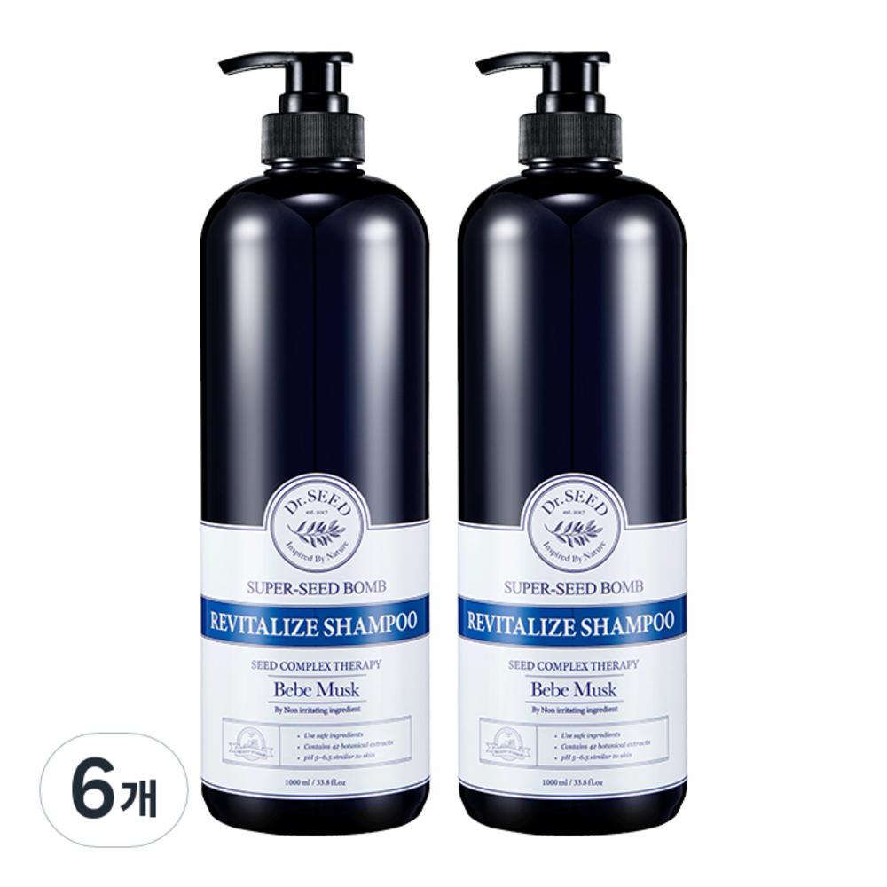 Dr. Seed Super Seed Balm Revitalize Perfume Shampoo Bebe Musk, 1000ml, 6 pcs.