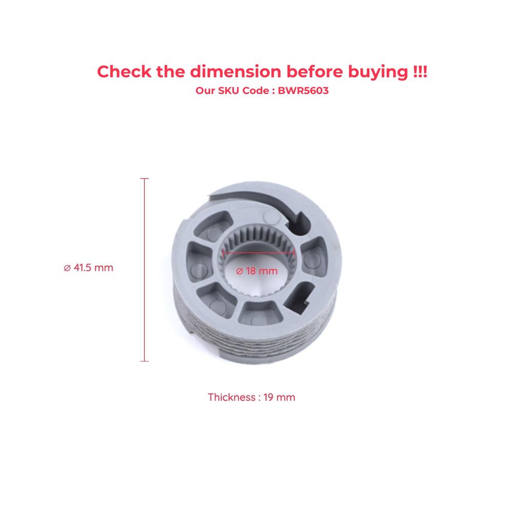 EWR5603 Window Regulator Repair Cable Roll Gear Reel Wheel Pulley Left Door for Land Rover Discovery MK5 L462 2017-On