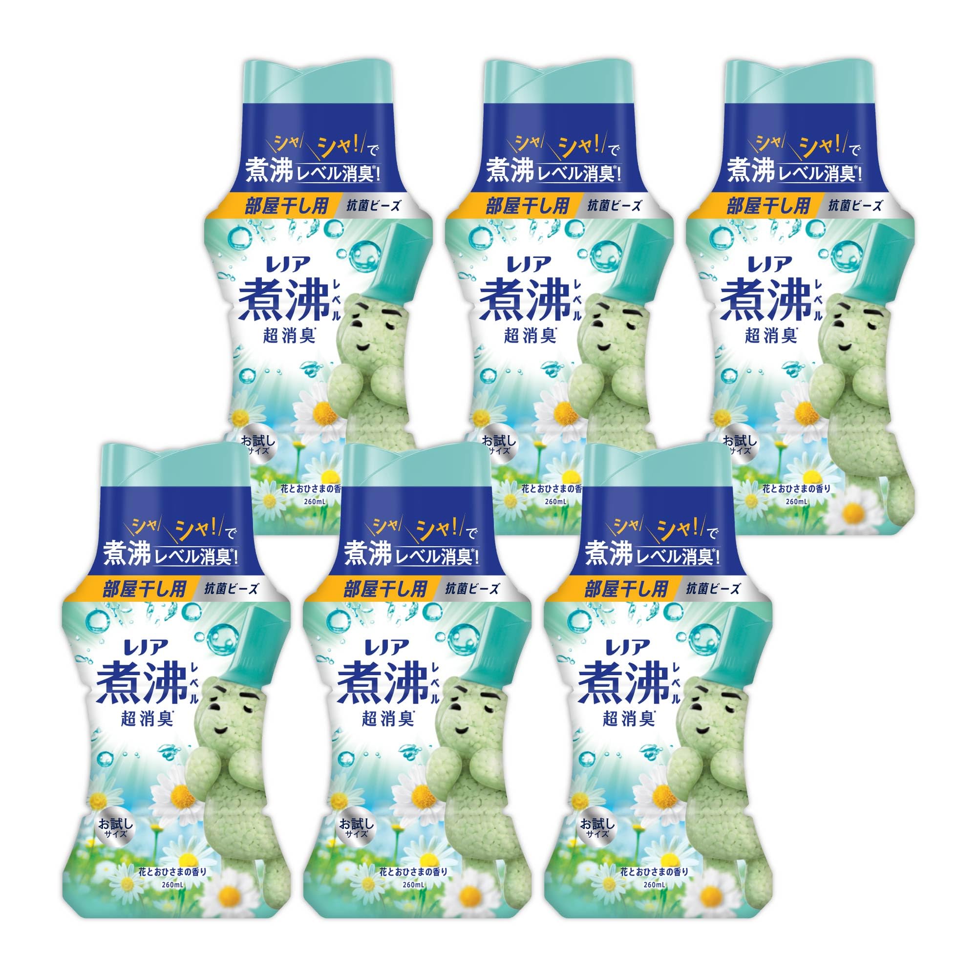 

Lenor Уровень кипения Супер Антибактериальные Гранулы для Сушки в Помещении Цветочный и Солнечный Аромат 260 мл x 6 Дезодорирование Сушка, Аромат, Бутылка, [Кейс]