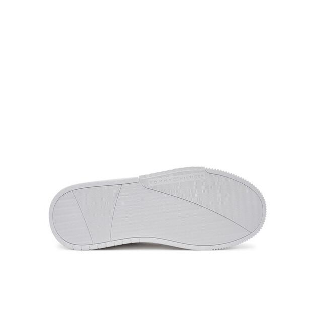 Men's Sneakers Tommy Hilfiger Modern Cupsole Stripes Lth Fm0fm05406 White