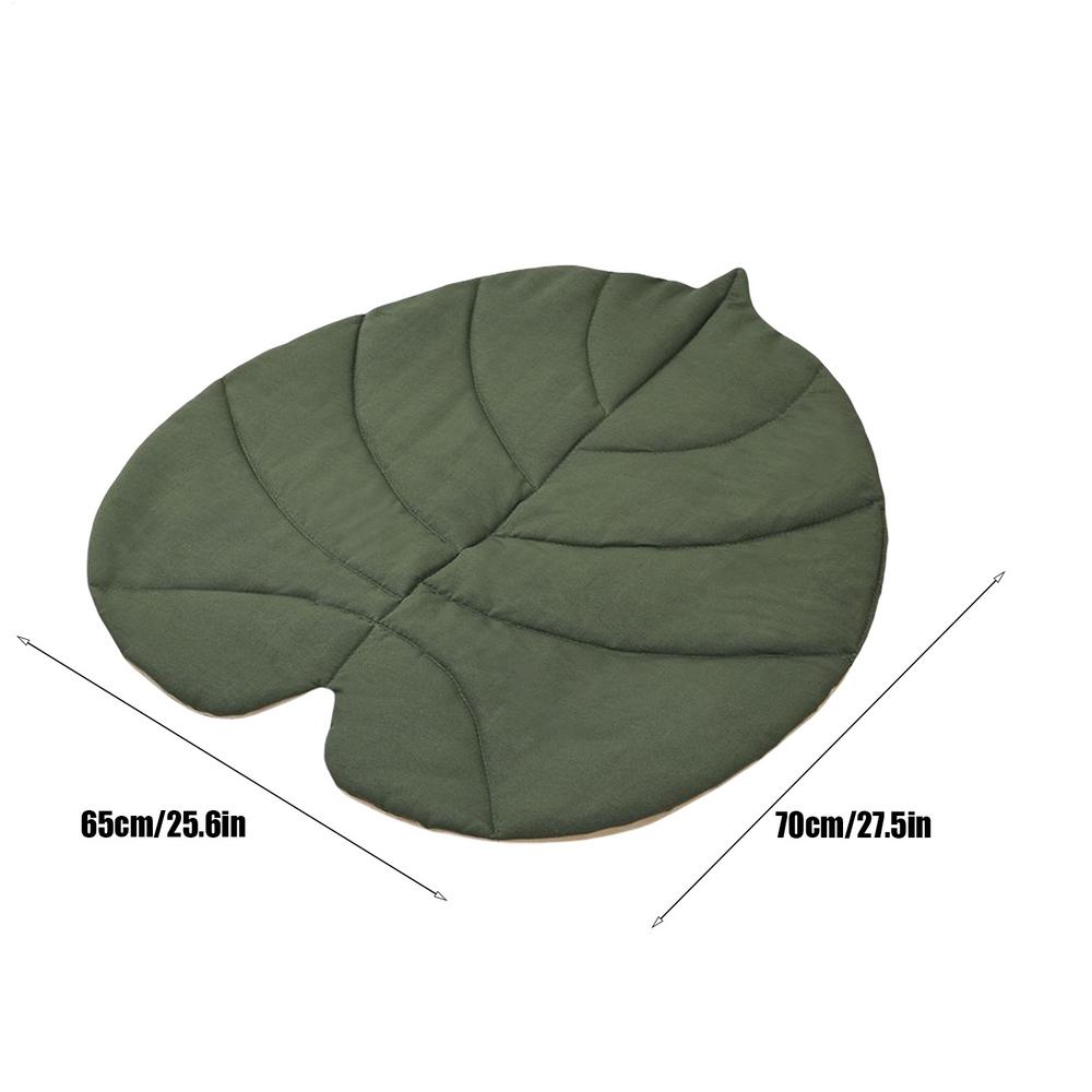 

Pet Mat Pet Blanket Leaves Shaped Soft Washable Pad Protector Cozy Mattress For Car Floor Sofa Bed Chair Travel Camping
