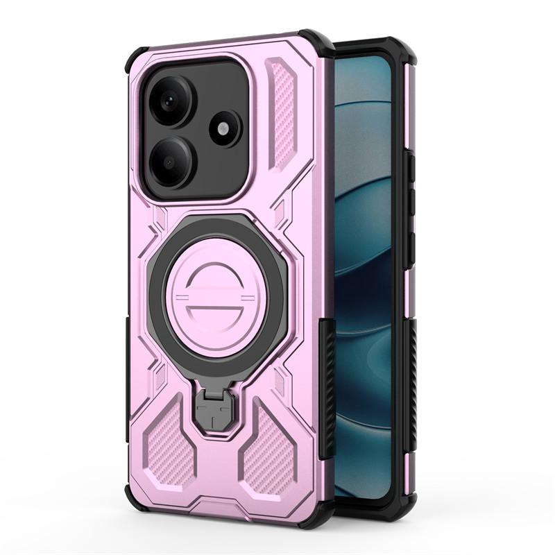 

Для Xiaomi Redmi Note 14 5G Чехол Redmi Note 14 Крышка Держатель Магнитная Беспроводная Зарядка Защитный Чехол для Телефона На Note 14 5G Funda Redmi Note 14 5G (Global)