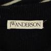 J.W.Anderson. Border Long Sleeve Sweater S Navy X White Knit Men's Used