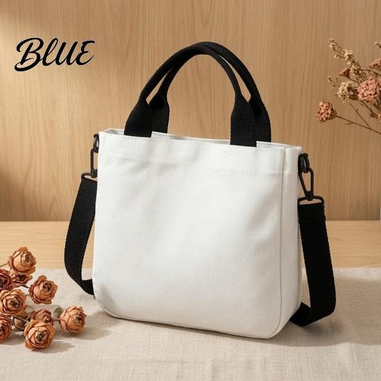 Small Shoulder Purse Canvas Crossbody Bag Lightweight Handbag with Adjustable Strap Stylish Shopping Bag Travel Women for Daily Commute Strap