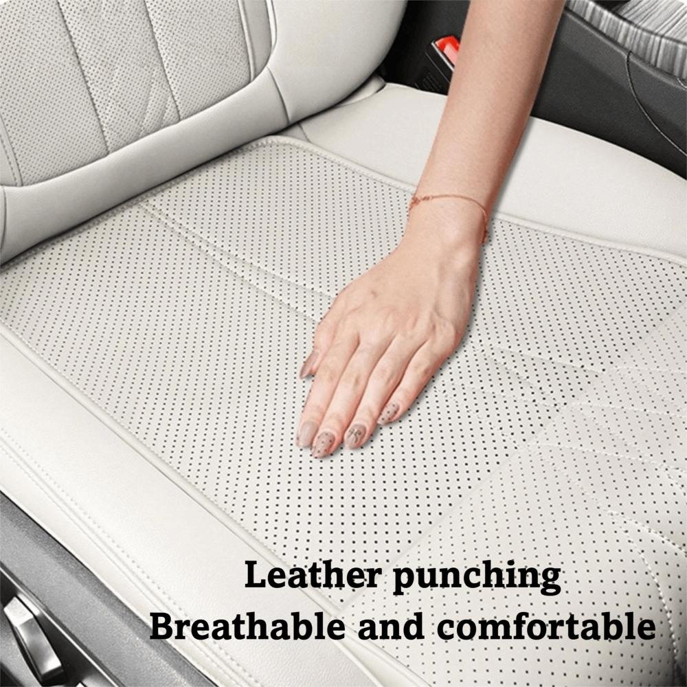 Leather Seat Extender Leg Cushion Memory Foam Seat Cushion New Car Seat Leg Support Pad  Long Drive