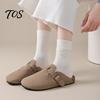 Soft Cotton Crew Socks 5 Pairs Solid Color Set, Moisture Wicking Breathable Warm for Women, Stretch Casual Mid-calf Spring Autum Comfortable Stretchy
