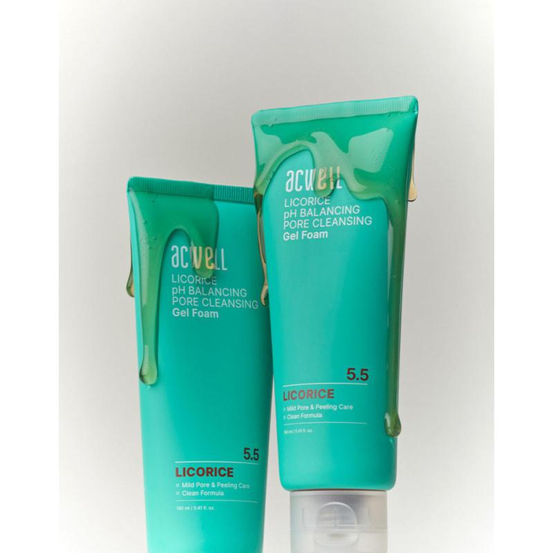 Licorice Water PH Balancing Pore Cleansing Gel Foam 160ml