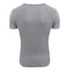 Men Summer Color Plus Size V Neck Zipper Short Sleeves