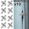 10Pair Curtain Magnetic Buckle Detachable Curtain Fixed Buckle Clip To Prevent Light Adjustment Screen Window Closing Magnetic Buckle