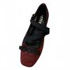 2025 spring and autumn new retro brown square head ballet shoes bow strap flat Mary Jane single shoes women
