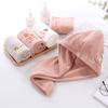 Tuqiang Hair Drying Towel - Absorbent & Cute Embroidery Bath Cap