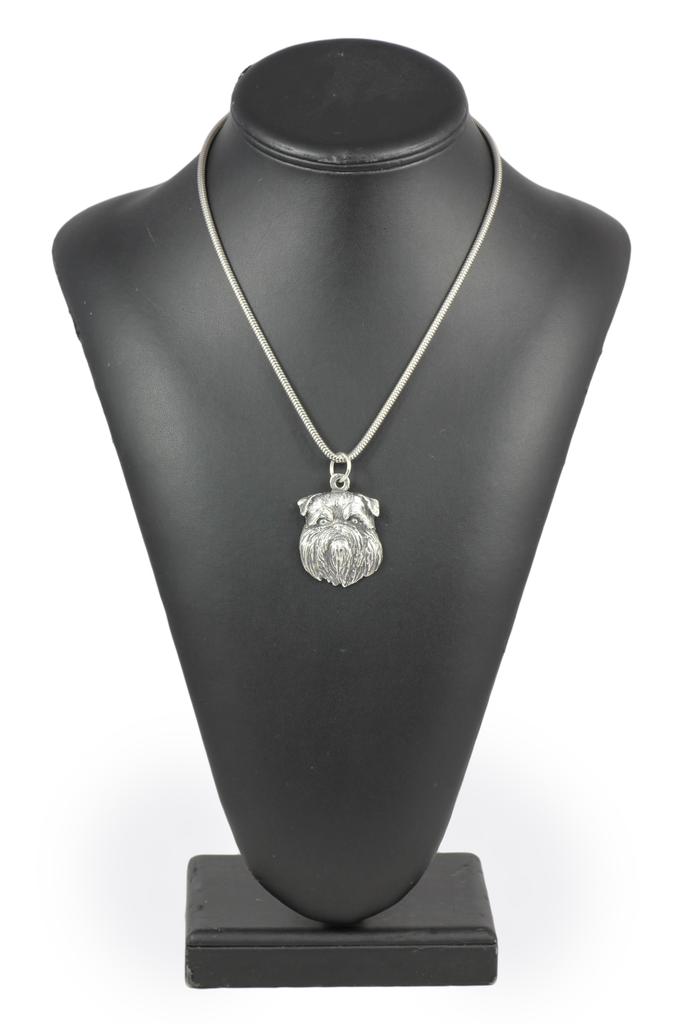 Griffon Bruxellois, Brussels Griffon – Dog Necklace, Unique Jewellery for the Dog Fan | Art-Dog