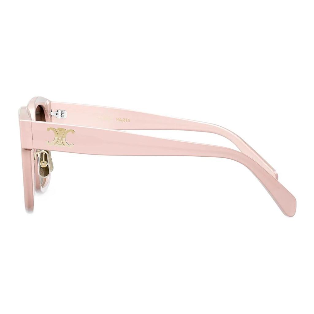 Celine Casual Fashion Square Frame Sunglasses Women sunglasses Pink CL40222F-5572K