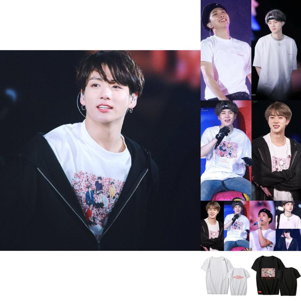 Bts Kpop Tshirt Love Speak Yourself Concert Tshirt Casual Tee Jk Rm Tops Jimin