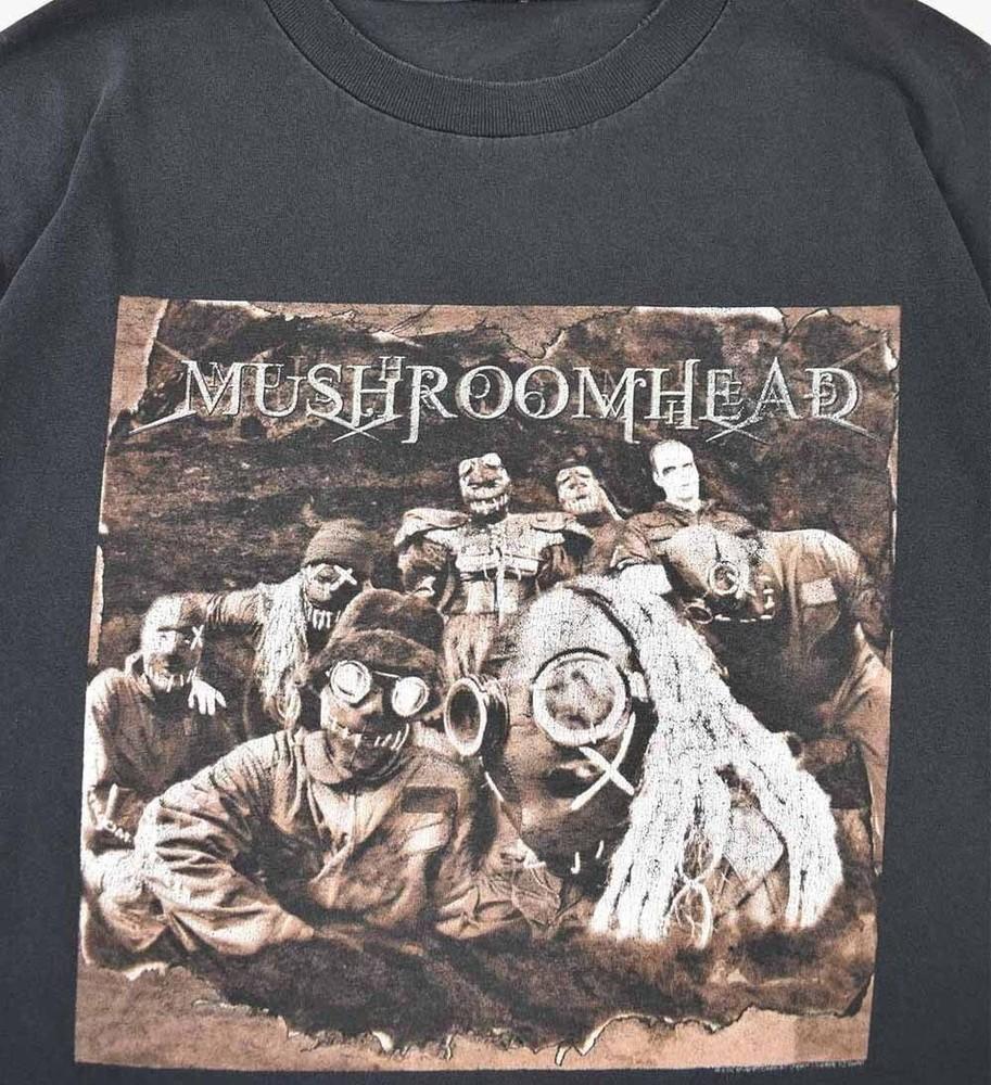 

Винтажная хлопковая футболка Mushroomhead Унисекс Концертная S до 5XL Бесплатная доставка MQ353 Футболка унисекс XXL