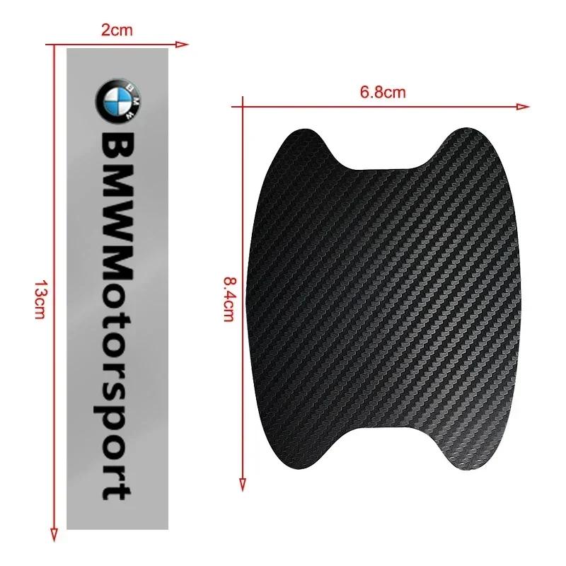 8 ks Ochranná fólie na auto Stylingová nálepka na dveře Ochranná fólie proti poškrábání rukojeti auta Pro BMW F30 F10 E90 F20 E46 E60 E70 E91