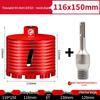 Compact Electric Hammer Water Drill Bit Set for Sharp Hole Opening in Range Hood, Wire Box, and Wall.