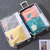 Double Layer Waterproof Drawstring Bag Travel Storage Pouch for Underwear Socks Cute Cartoon Dirty Clothes Laundry Bag 1PC