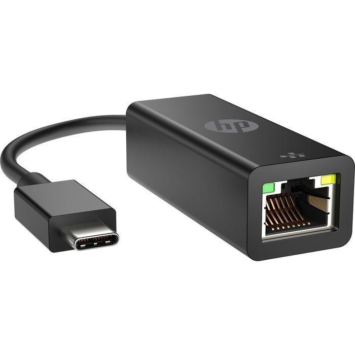 Adaptateur HP USB-C - RJ45 G2 - Noir - Câble Réseau