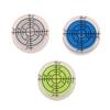 2 Stück 32 mm Libelle Oberflächen-Gradmarkierungs-Wasserwaage Rundes Messgerät Acryl für Bau Handwerkzeuge Teile