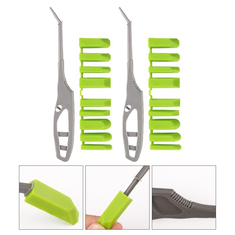 2pcs 9 In 1 Silicone Caulking Tools for Home Improvement Smoothing and Filling Gaps with Multiple Scraper Heads