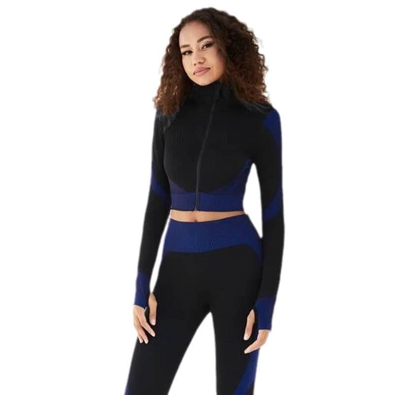 

Новая летняя куртка-кроп для йоги облегающего кроя Medium