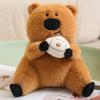 Cartoon Keychain Capybara Plush Dolls Pendant Childrens Toys Birthday Gifts