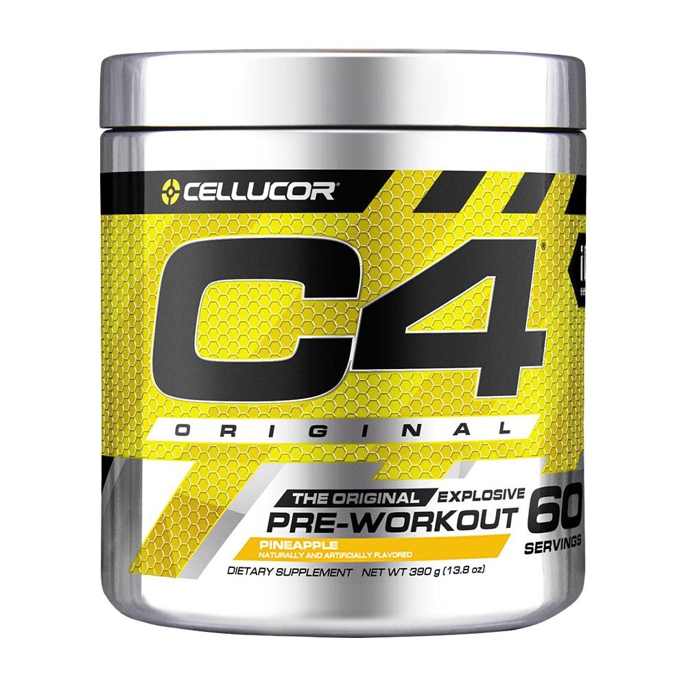 

KOREA C4 Original Explosive Pre-Workout Pineapple 60 Servings, 13.8 oz