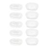 Kids Eyeglass Nose Rest Pads Soft Silicone Universals Fit For Small Nose Bridges Plastic Base Secure Clip Designs