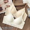 New underwear women gather one piece seamless steel ring anti-sagging upper support comfortable breathable lace bra cover