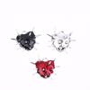 10Pcs Gothic Heart Thorns Spike Charms Punk Necklace Earring Diy Accessories For Jewelry Handicraft Making