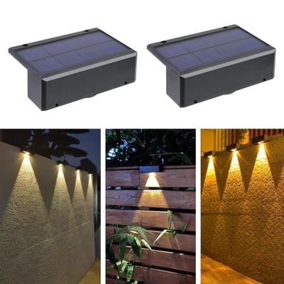 MY KOZARU Solar Outdoor Fence Light Garden Light Outdoor Solar Nameplate Light Indicator Light Entrance Light Gatepost Light LED Garden Light Outdoor