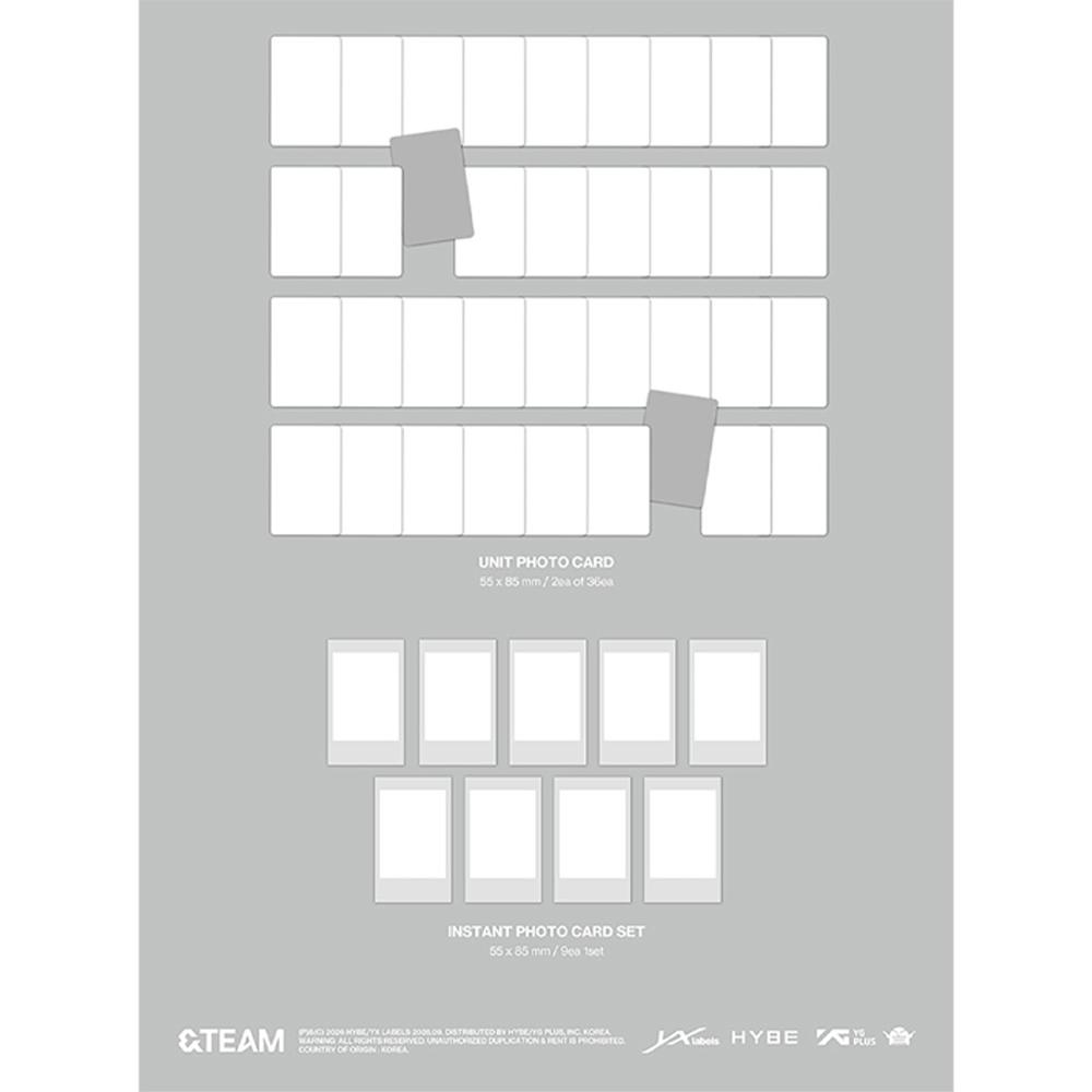 [Pre-order] &TEAM - Mark On Me (Mini CD-R Ver.)