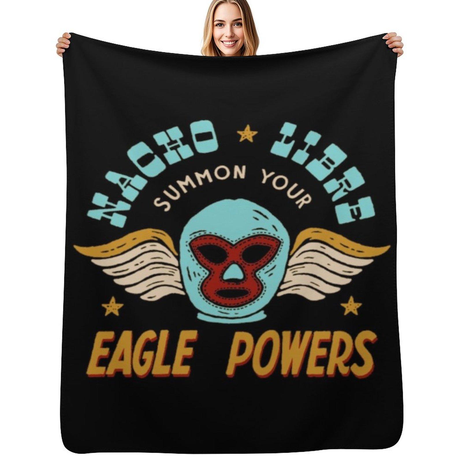 NACHO LIBRE Essential . Throw Blanket Shaggy Furry Soft Blanket for Bedroom Living Room Size: 75*100cm, Weight: 230 GSM
