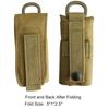 Outdoor Radfahren Wasserflaschentasche Molle Halter Aufbewahrungstasche Faltbare Netzwasserflaschenhülle Tasche für Rucksack