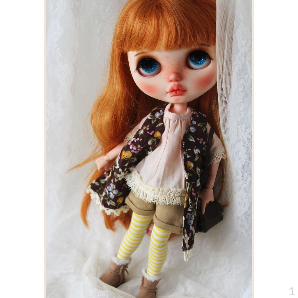 

Довгі легінси 1/6 для одягання, 12 дюймів Neo BJD, доступні 8 кольорів Yellow Striped