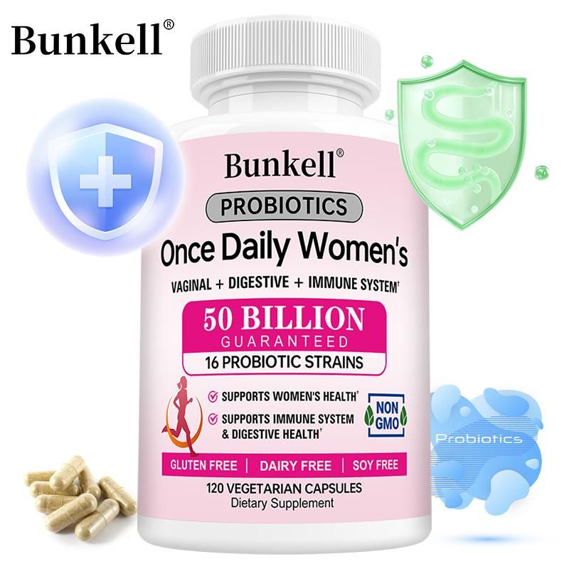 Women'S Daily Probiotic Dietary Supplement, With Organic Prebiotic Fiber Blend