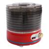 Food Dehydrator Machine 8 Tray Red Electric Dehydrated Dryer Machine for Fruit Herbs Meat Veggies