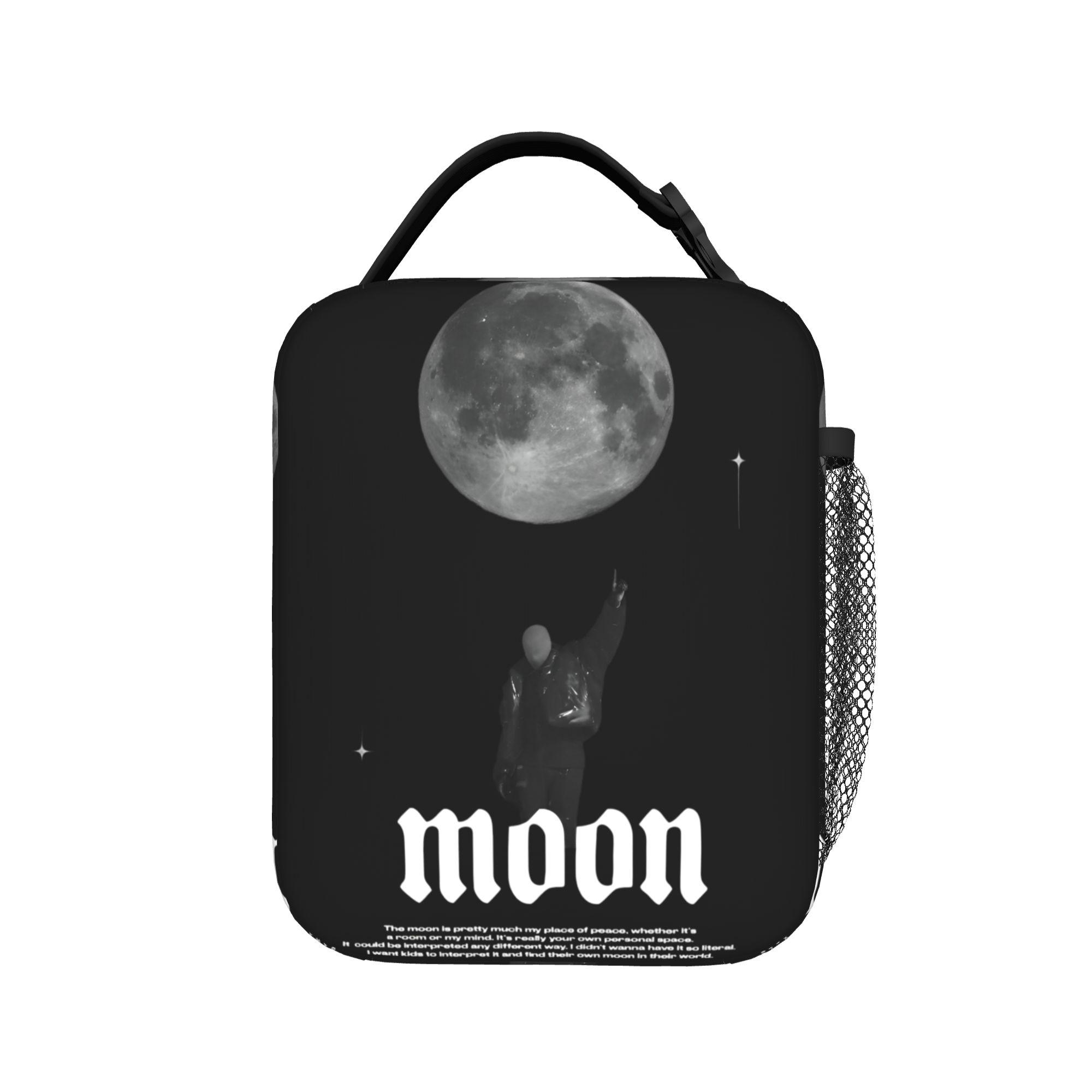 Rapper Kanye West Insulated Lunch Bags Cooler Bag Reusable,Lunch Container Record Producer Tote Lunch Box Bento Pouch Work One Size