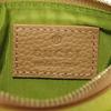 Used 9539 Double G Zip Key Pouch 837966 AAE5F 2843 7943 Current Bicolor Green Key Ring Unused GG Marmont Beige Unisex
