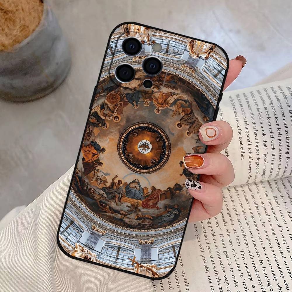 Classical Aesthetic Art  Phone Case For iPhone 17, 16,15,14,13,12,11 Plus,Pro Max, Others Soft Black Cover