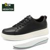5cm Height Increasing Casual Leather Shoes for Unisex Lightweight Fashion Comfort Versatile Dress Casual Elevator Footwear