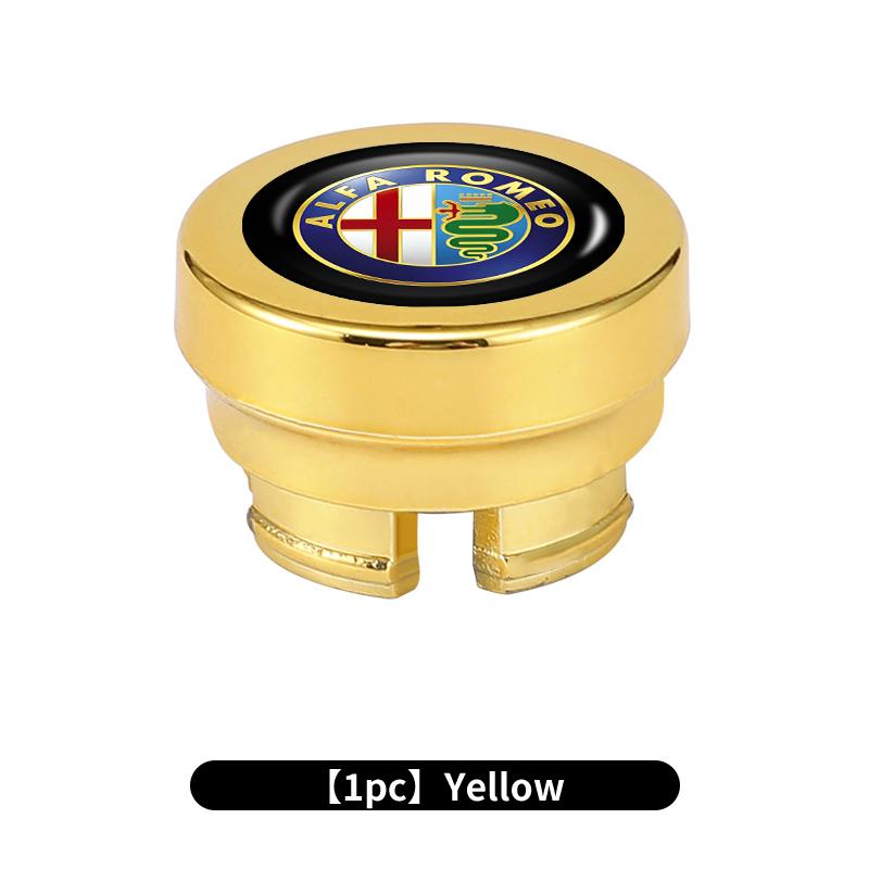 Car Cigarette Lighter Cover Dustproof Plug Decoration Cap For Alfa Romeo 159 Giulietta Giulia 147 Mito 156 159 166 GT Stelvio