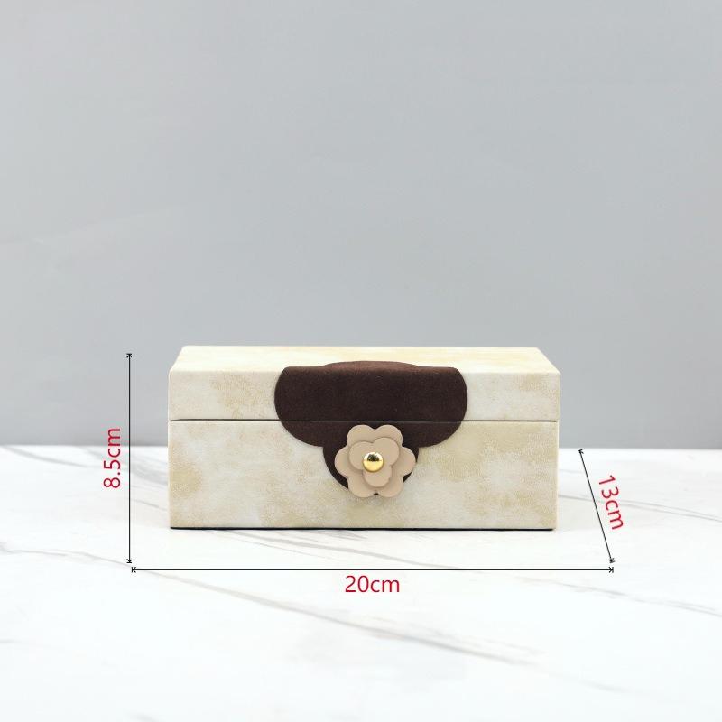 

Modern Jewelry Storage Box Bracelet Earrings Organizer Case Desktop Trinket Display Boxes Household Jewellery Decoration Cases